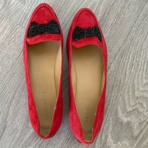 Talbots Red Flats with Bow